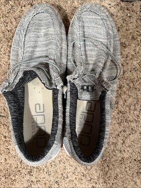 Hey Dude mens Slip-On Sneakers in Heather Gray